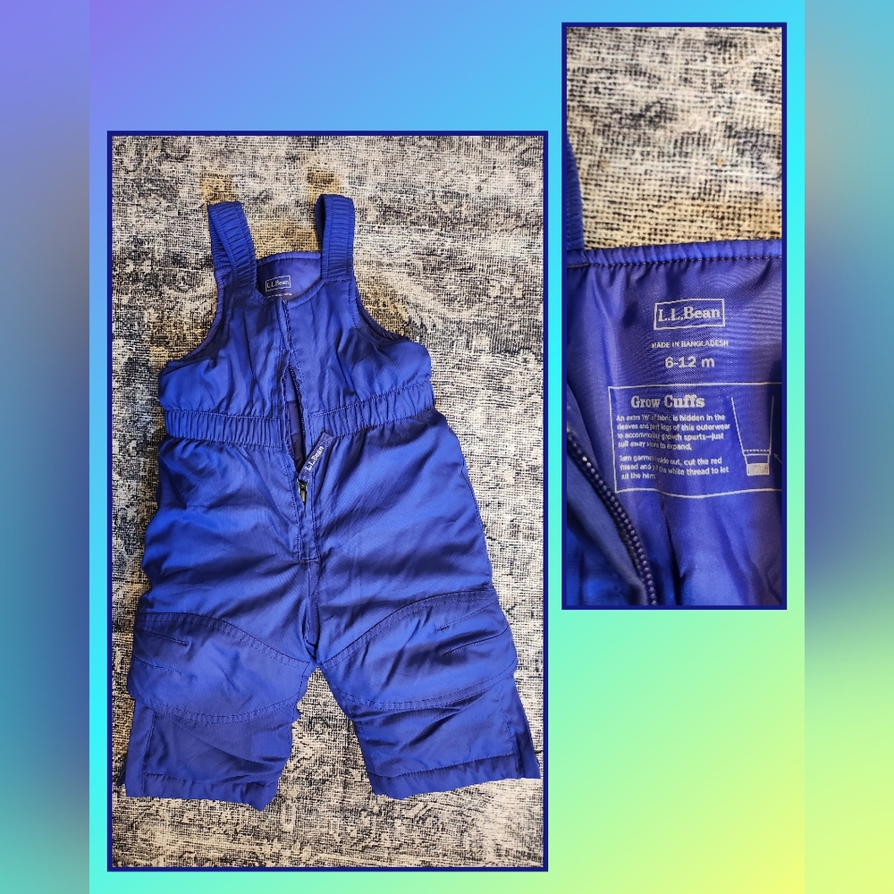 L. L. Bean Royal Blue Snowsuit 6-12m $30